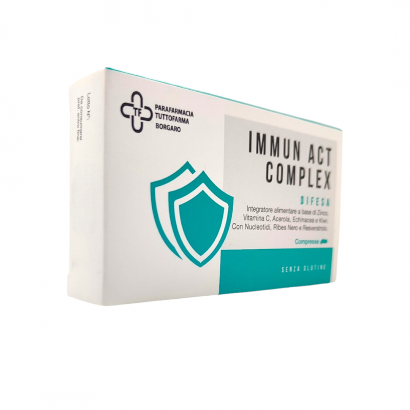 confezione Immunact Complex Difesa Integratore per Sistema Immunitario 20 Compresse confezione Immunact Complex Difesa Integratore per Sistema Immunitario 20 Compresse