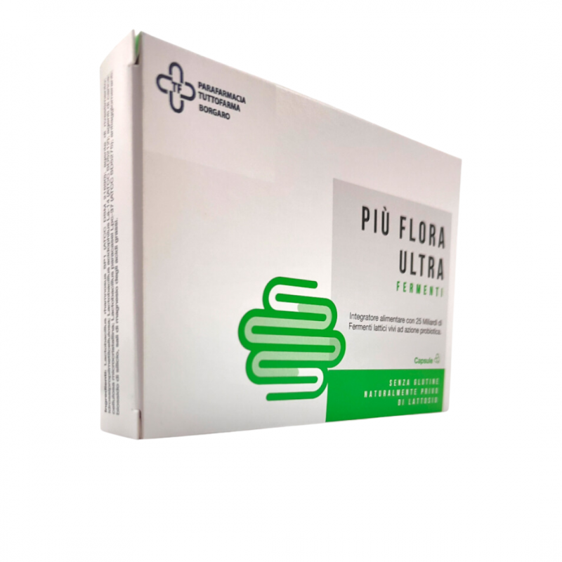 confezione FPR Più Flora Ultra Integratore Fermenti Lattici per Diarrea 10 Capsule confezione FPR Più Flora Ultra Integratore Fermenti Lattici per Diarrea 10 Capsule