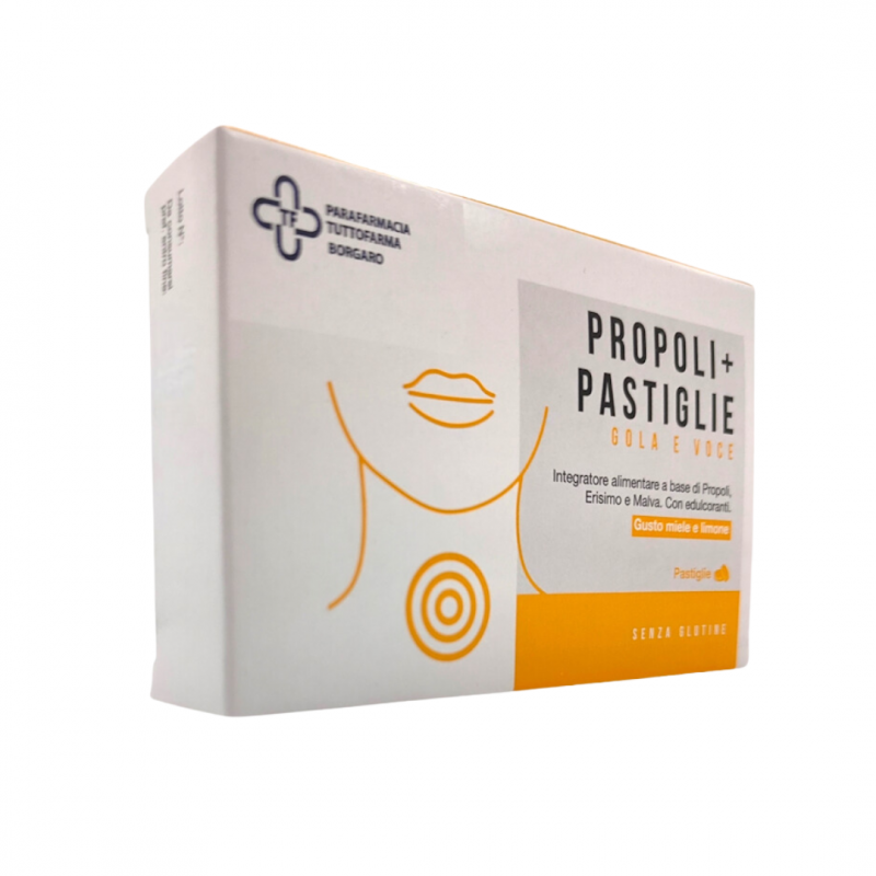 confezione FPR Propoli+ Caramelle Gola per Mal di Gola Gusto Miele e Limone 20 Caramelle confezione FPR Propoli+ Caramelle Gola per Mal di Gola Gusto Miele e Limone 20 Caramelle