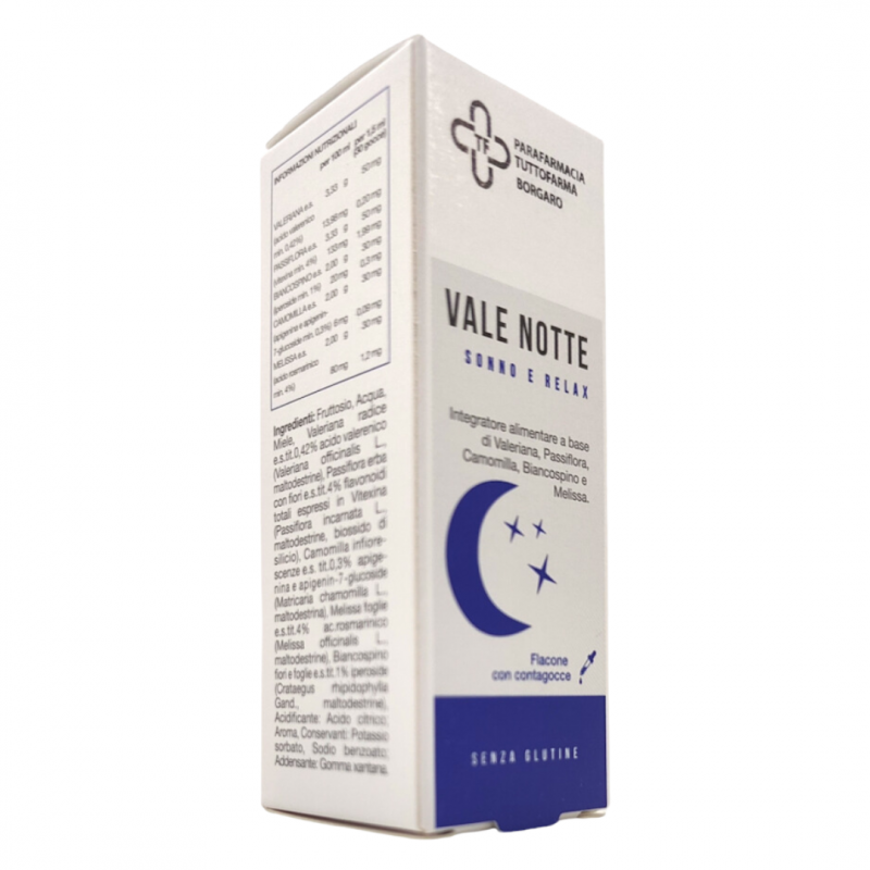 confezione Valenotte Gocce Integratore per Sonno 30ml confezione Valenotte Gocce Integratore per Sonno 30ml