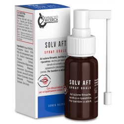 confezione di FPR Solv Aft Spray Orale per Lesioni del Cavo Orale 15ml