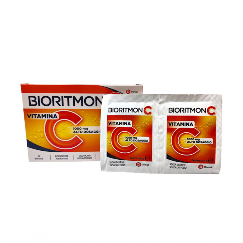 bustine Bioritmon C 1000 Vitamina C per Difese Immunitarie 10 Bustine bustine Bioritmon C 1000 Vitamina C per Difese Immunitarie 10 Bustine