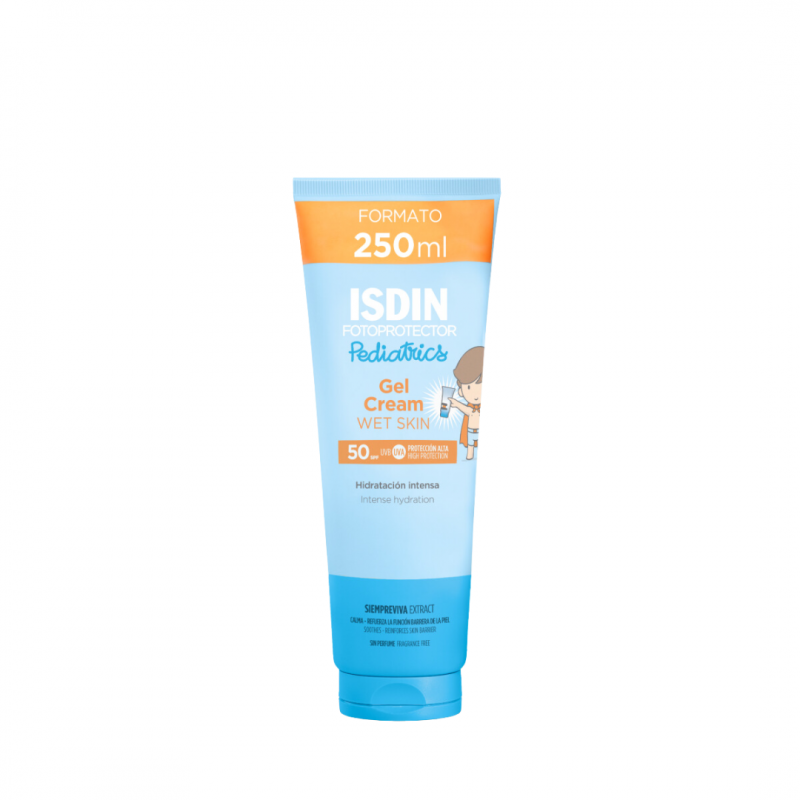 flacone Isdin Fotoprotector Gel Cream per Bambini SPF50+ 250ml flacone Isdin Fotoprotector Gel Cream per Bambini SPF50+ 250ml