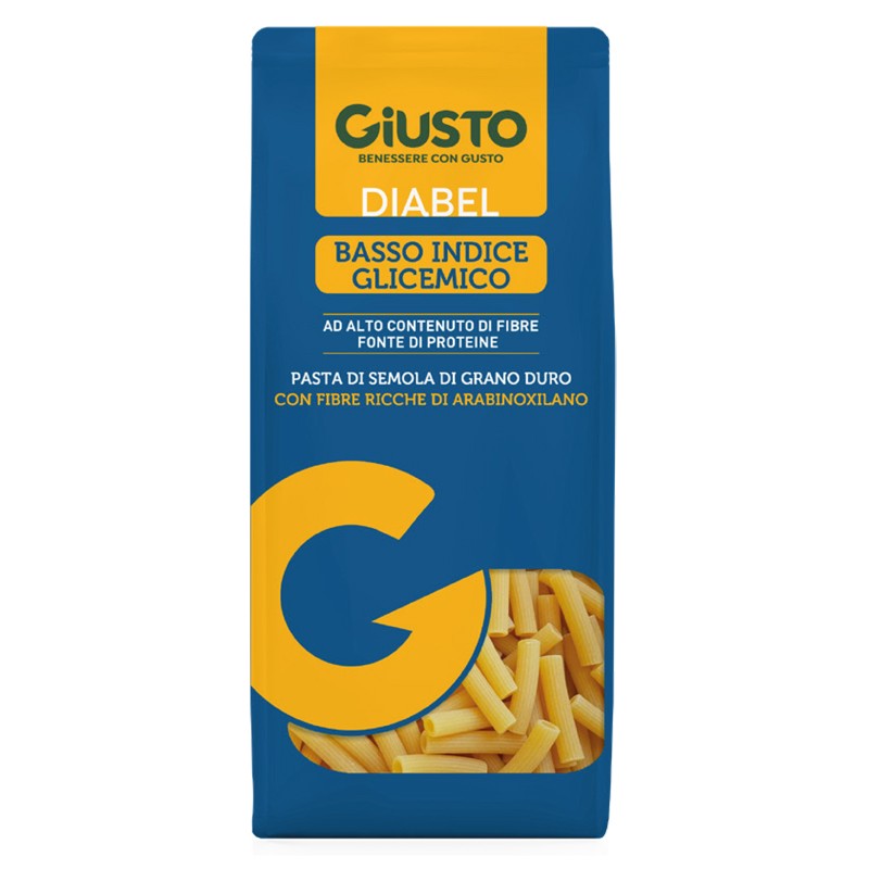 Giusto Diabel Pasta Sedanini Basso Indice Glicemico 400 g Giusto Diabel Pasta Sedanini Basso Indice Glicemico 400 g
