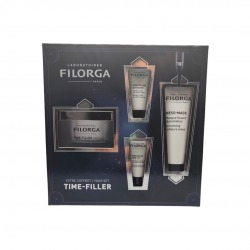 confezione Filorga Xmas Coffret Time Filler con Meso Mask + Time Filler 5XP Crema + Siero + Contorno Occhi