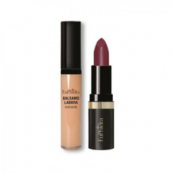 confezione di Euphidra Labbra Bellissime 03 Ciliegia Cofanetto Rossetto Mat + Balsamo Labbra