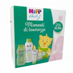 HiPP Cofanetto Shampoo 200ml + Bagno 350ml + Crema 75ml + 20 Salviette HiPP Cofanetto Shampoo 200ml + Bagno 350ml + Crema 75ml + 20 Salviette