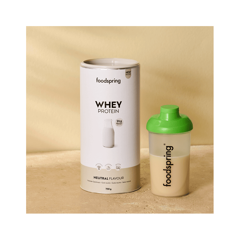 Foodspring Whey Protein Gusto Neutro 750gr Proteine Whey per sportivi Foodspring Whey Protein Gusto Neutro 750gr Proteine Whey per sportivi