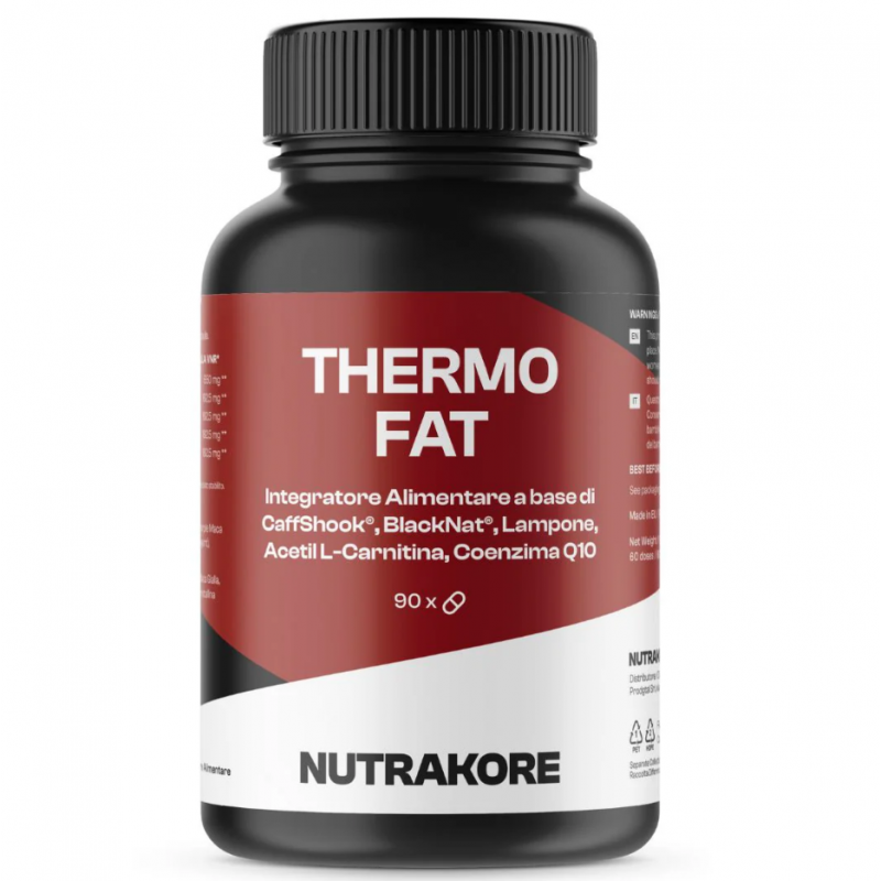 confezione di Nutrakore Thermofat Brucia Grassi 90 Compresse confezione di Nutrakore Thermofat Brucia Grassi 90 Compresse