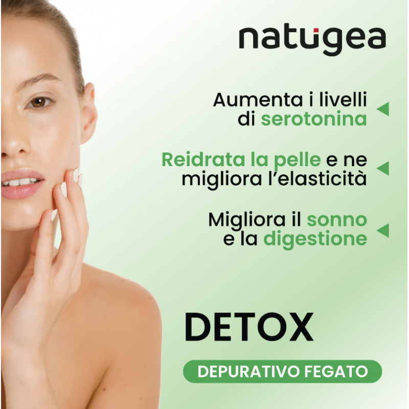 Natugea Detox Integratore Depurativo per Digestione 120 Compresse