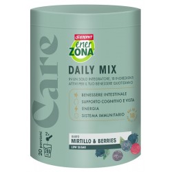 barattolo di Enerzona Daily Mix Integratore per Intestino Gusto Mirtillo e Frutti di Bosco 200ml
