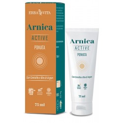 Erba Vita Arnica Active con Centella e Olio di Argan Pomata 75ml Erba Vita Arnica Active con Centella e Olio di Argan Pomata 75ml