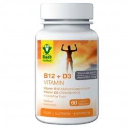 Foto del prodotto Raab Vitamina B12 + D3 per Supporto Immunitario nel formato da 60g