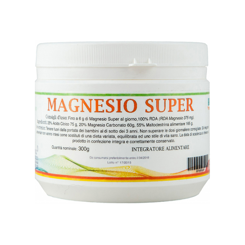 Atena Magnesio Super Polvere Integratore Supporto Muscolare e Energetico 300gr Atena Magnesio Super Polvere Integratore Supporto Muscolare e Energetico 300gr