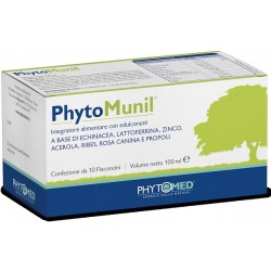 confezione di Phytomunil per Difese Immunitarie 10 Flaconcini 10ml Nuova Formula confezione di Phytomunil per Difese Immunitarie 10 Flaconcini 10ml Nuova Formula