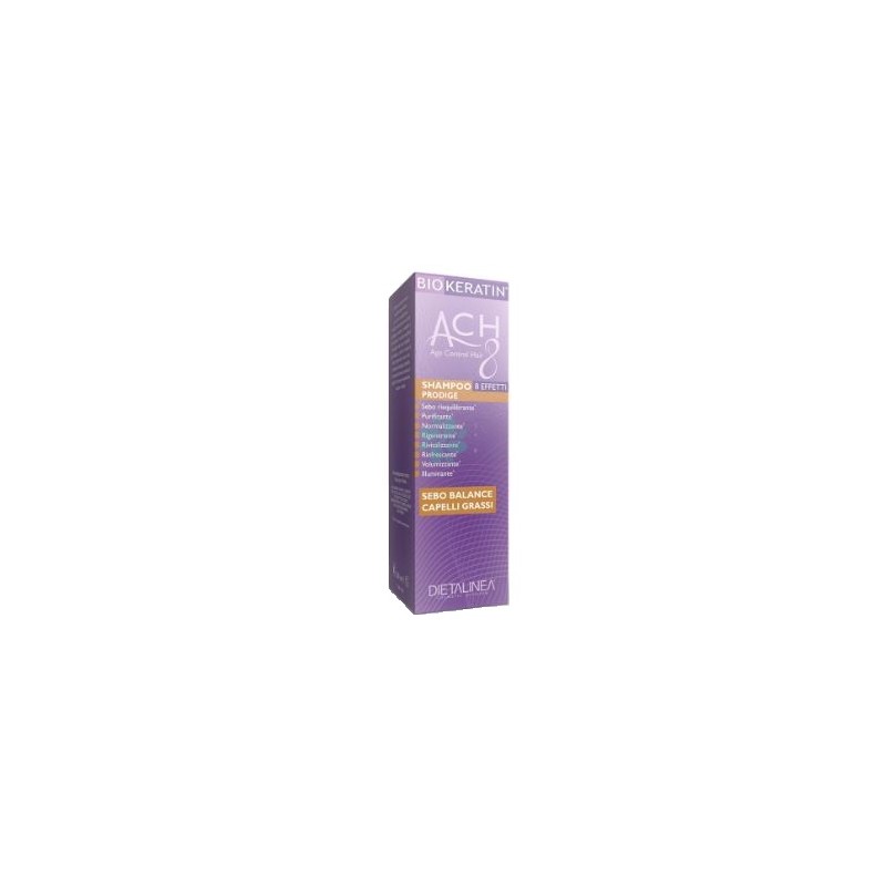 Biokeratin Ach8 Shampoo Sebo Equilibrio per Capelli Grassi 200ml Biokeratin Ach8 Shampoo Sebo Equilibrio per Capelli Grassi 200ml
