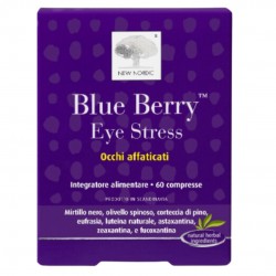 Confezione di New Nordic Blue Berry Eye Stress Integratore per Vista 60 Compresse