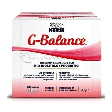 Nestle G-Balance Integratore per Diabete in Gravidanza 60 Bustine