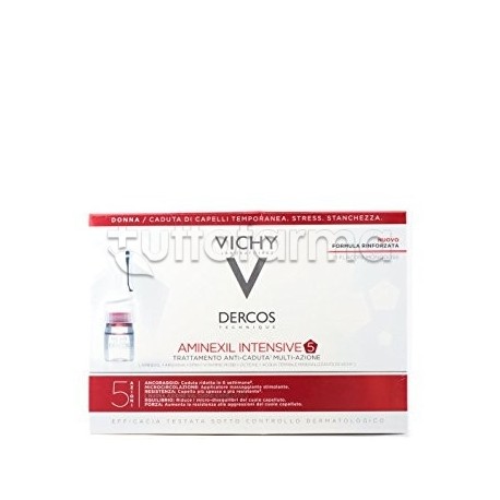 Vichy Dercos Aminexil Intensive 5 Anti-Caduta Donna 21 fiale