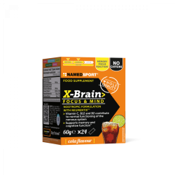 confezione Namedsport X-Brain per Concetrazione e Resistenza Mentale 24 Stick confezione Namedsport X-Brain per Concetrazione e Resistenza Mentale 24 Stick