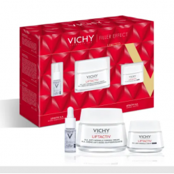 confezione di Vichy Liftactiv HA Cofanetto Filler Effect Siero 10 ml + Crema Giorno 50 ml + Crema Notte 15 ml confezione di Vichy Liftactiv HA Cofanetto Filler Effect Siero 10 ml + Crema Giorno 50 ml + Crema Notte 15 ml