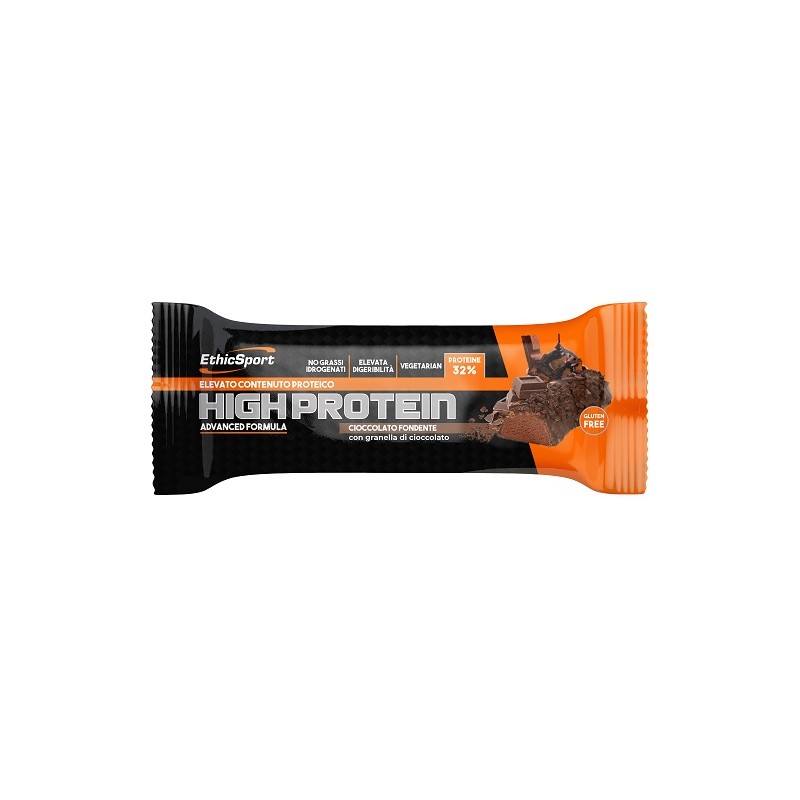 High Protein Cioccolato Barretta Proteica per Sportivi 45 g High Protein Cioccolato Barretta Proteica per Sportivi 45 g