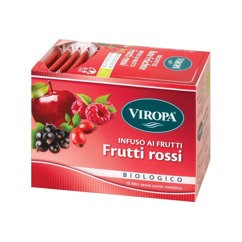 Viropa Infuso Frutti Rossi Bio per Relax 15 Bustine Viropa Infuso Frutti Rossi Bio per Relax 15 Bustine