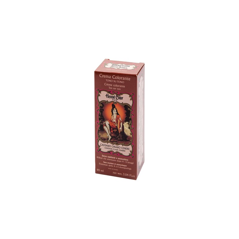 Henné Nuance Castano Chiaro Cenere Crema Colorante 90ml Henné Nuance Castano Chiaro Cenere Crema Colorante 90ml