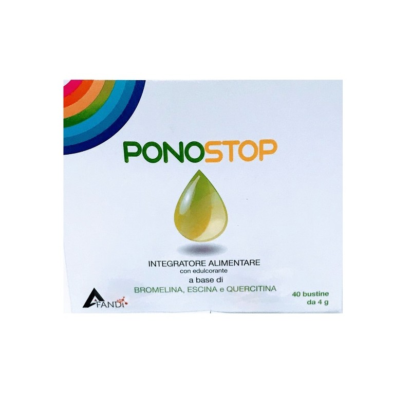 Ponostop Integratore Antidolorifico 40 Bustine da 4 g Ponostop Integratore Antidolorifico 40 Bustine da 4 g