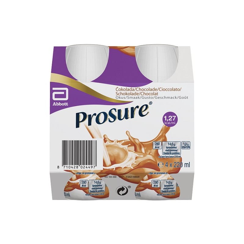 ProSure per Recupero Massa Magra 4 Bottigliette da 220ml ProSure per Recupero Massa Magra 4 Bottigliette da 220ml