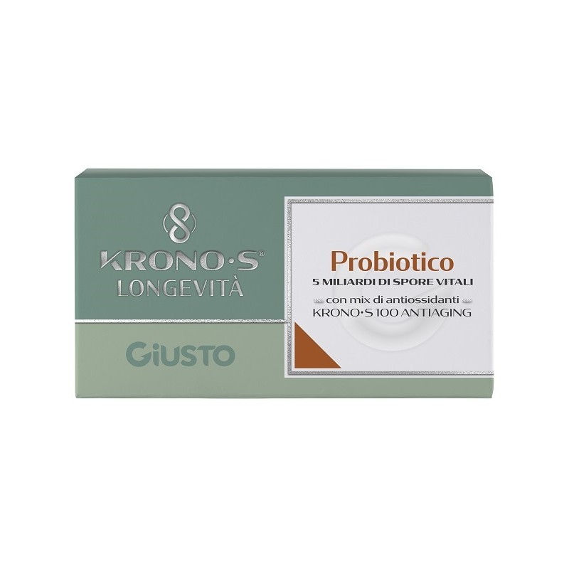 Kronos Probiotico Integratore Alimentare Benessere Intestinale 20 Compresse