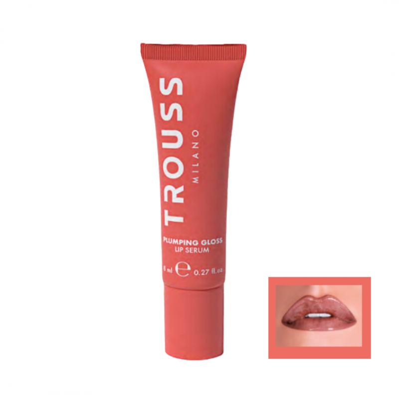 tubo di Trouss Plumping Gloss Lip Siero Labbra Volumizzante Colore Espresso 8ml