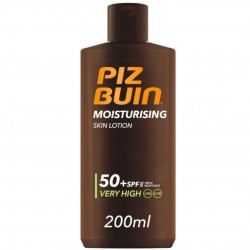 Flacone di Piz Bruin Moisturising Lozione Solare Idratante SPF50+ 200ml Flacone di Piz Bruin Moisturising Lozione Solare Idratante SPF50+ 200ml