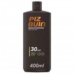 Flacone di Piz Bruin Moisturising Lozione Solare Fluida Corpo SPF30 400ml Flacone di Piz Bruin Moisturising Lozione Solare Fluida Corpo SPF30 400ml