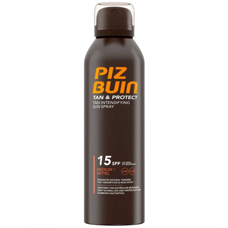 Spray Piz Buin Tan & Protect Intensificatore Abbronzatura SPF15 nel formato da 150ml Spray Piz Buin Tan & Protect Intensificatore Abbronzatura SPF15 nel formato da 150ml