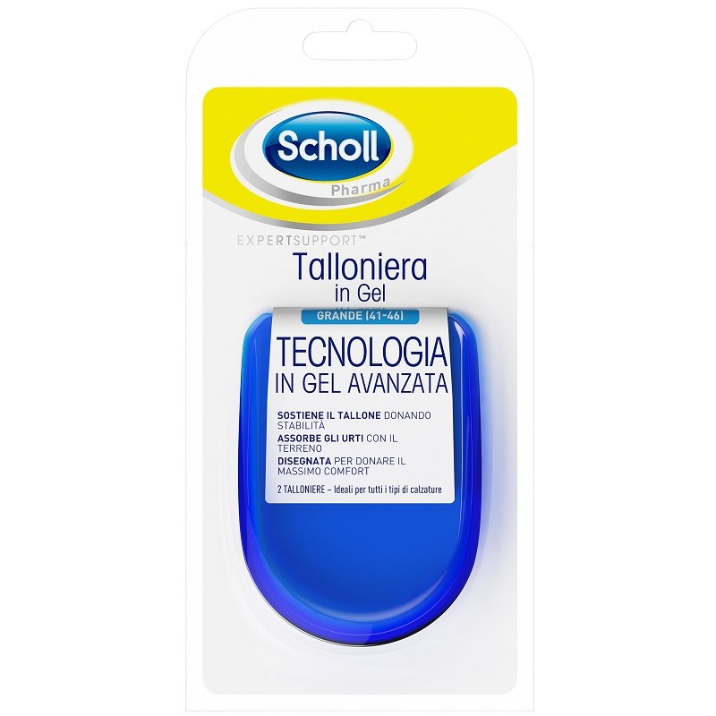Scholl Talloniera Gel Large per Comfort Tallone 2 Talloniere Scholl Talloniera Gel Large per Comfort Tallone 2 Talloniere