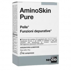 confezione NHCO AminoSkin Pure per Pelle e Depurazione 42 Compresse confezione NHCO AminoSkin Pure per Pelle e Depurazione 42 Compresse