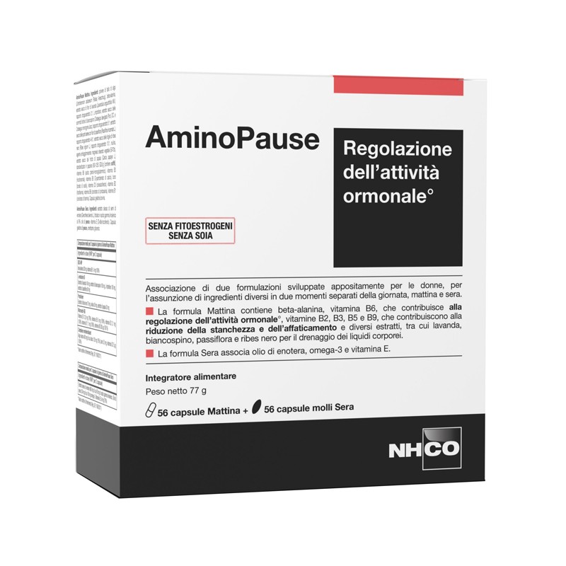 NHCO Aminopause Integratore Menopausa 56 + 56 Capsule