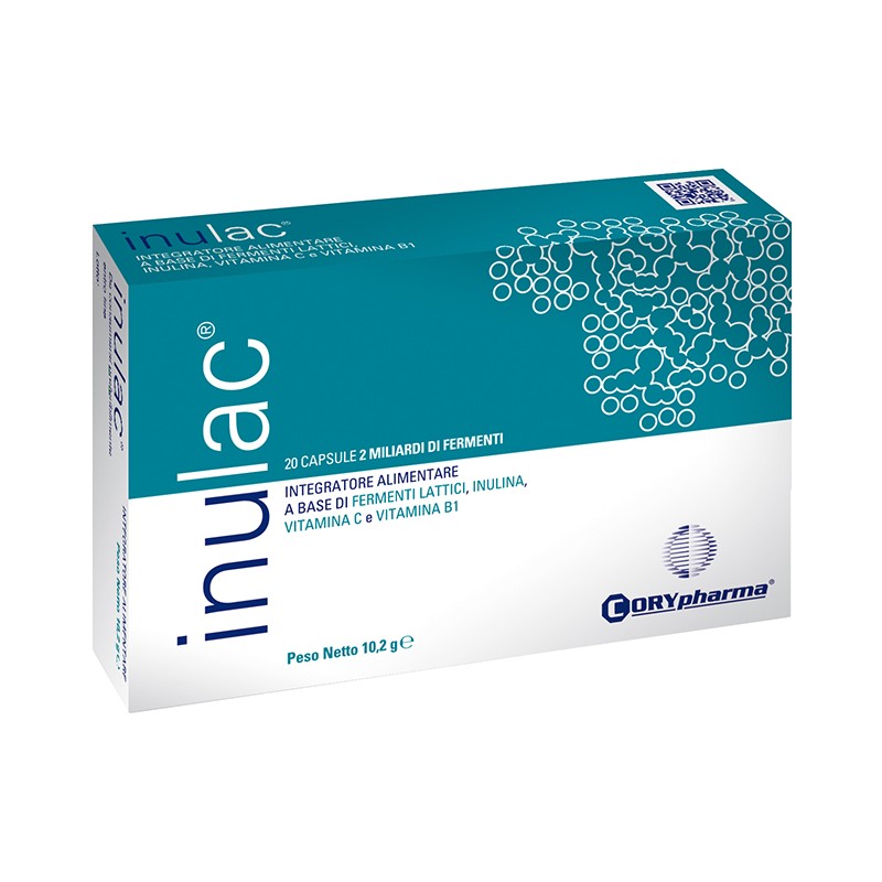 Inulac Integratore per Benessere Intestinale 20 Capsule Inulac Integratore per Benessere Intestinale 20 Capsule