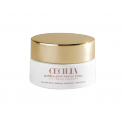 barattolo di Cecilia Holistic Beauty Golden Baume Contorno Occhi Illuminante 15ml barattolo di Cecilia Holistic Beauty Golden Baume Contorno Occhi Illuminante 15ml
