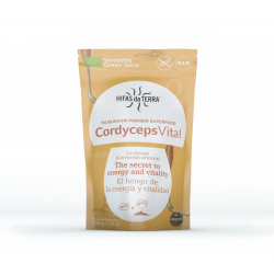 confezione di Hifas Da Terra Cordyceps Vital Superfood Integratore per Energia e Vitalità Polvere 100gr
