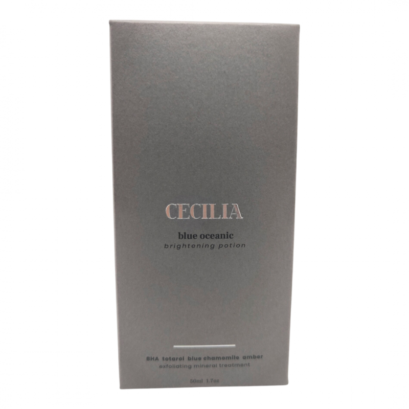 confezione Cecilia Holistic Beauty Blue Oceanic Potion Tonico Esfoliante 50ml