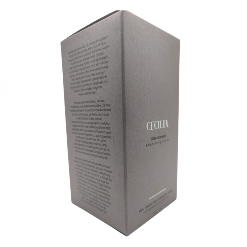 confezione Cecilia Holistic Beauty Blue Oceanic Potion Tonico Esfoliante 50ml