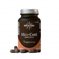 barattolo di Hifas Da Terra Mico Cord Integratore Energizzante 30 Capsule