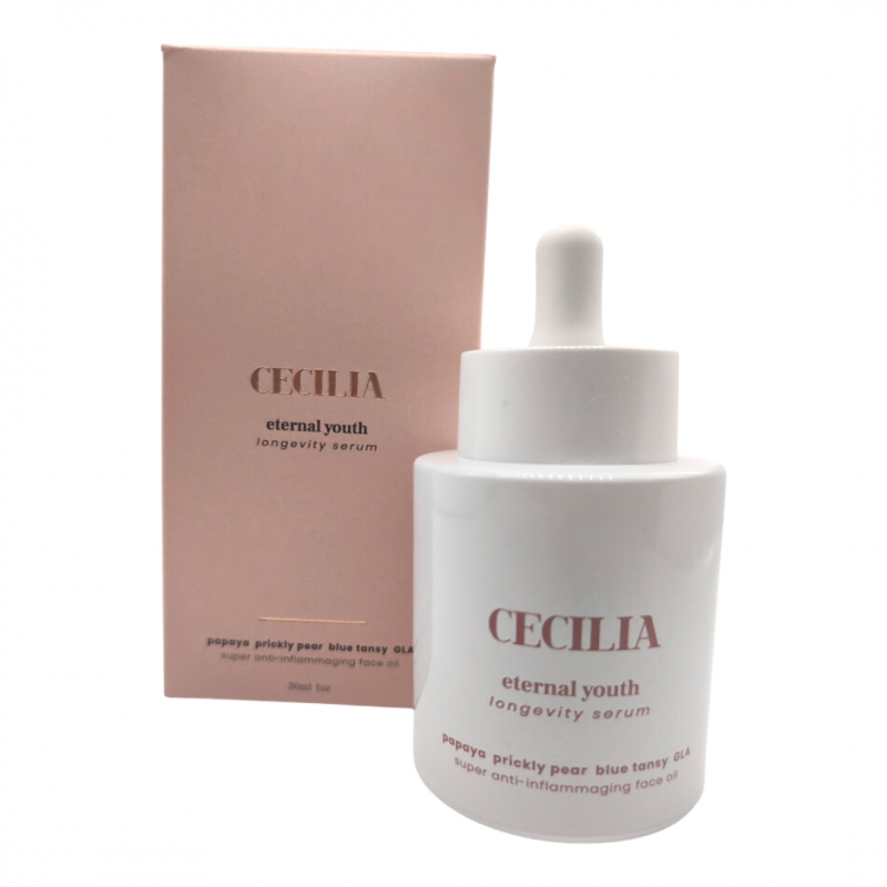 confezione e flaconcino Cecilia Holistic Beauty Eternal Youth Siero Lenitivo Anti-età 30ml confezione e flaconcino Cecilia Holistic Beauty Eternal Youth Siero Lenitivo Anti-età 30ml