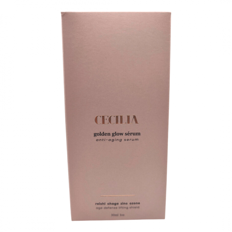 confezione Cecilia Holistic Beauty Golden Glow Siero Rimpolpante e Illuminante 30ml