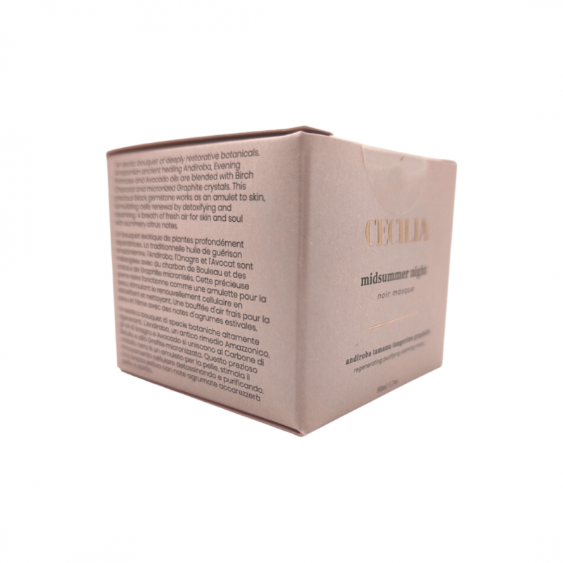 confezione Cecilia Holistic Beauty Midsummer Night Maschera Viso Purificante 50ml