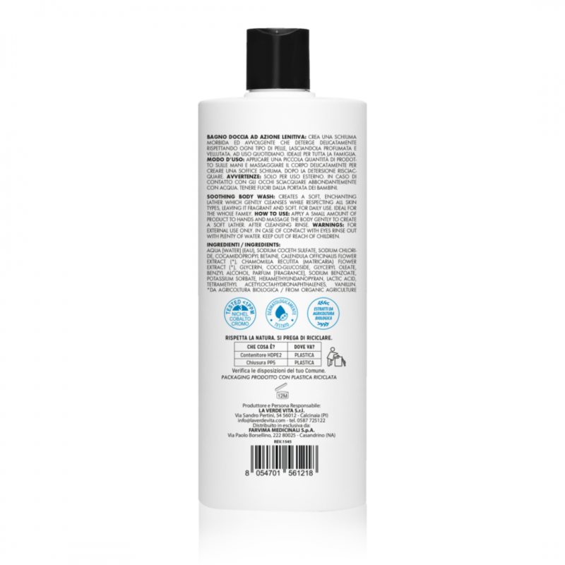 flacone Kalucy Bagno Doccia Delicato con Camomilla e Calendula 1000ml flacone Kalucy Bagno Doccia Delicato con Camomilla e Calendula 1000ml