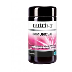 confezione di Nutriva Immunoval Integratore Alimentare Immunostimolante 30 Compresse confezione di Nutriva Immunoval Integratore Alimentare Immunostimolante 30 Compresse