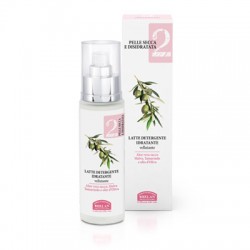 Latte Detergente con Olio d'Oliva per rimuovere il trucco e le impurità della pelle nel formato da 50 ml. Latte Detergente con Olio d'Oliva per rimuovere il trucco e le impurità della pelle nel formato da 50 ml.